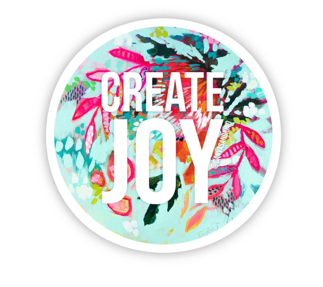 Create Joy Sticker – Canvas + Kind